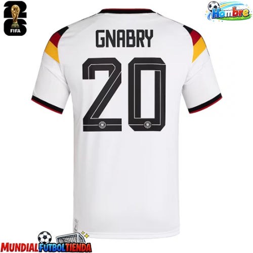Camiseta Alemania Serge Gnabry #20 Primera Equipación Replica Mundial 2026 mangas cortas